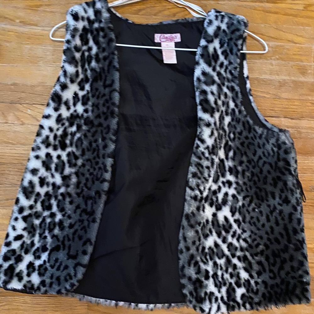 Candies Leopard Print Vest
